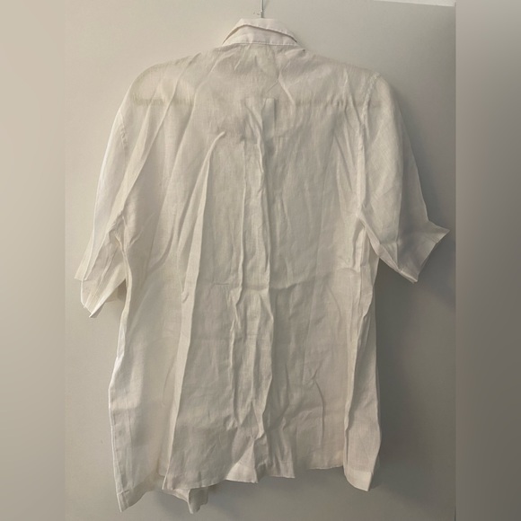 BNWT H&M Linen Button Up Shirt - Picture 3 of 3